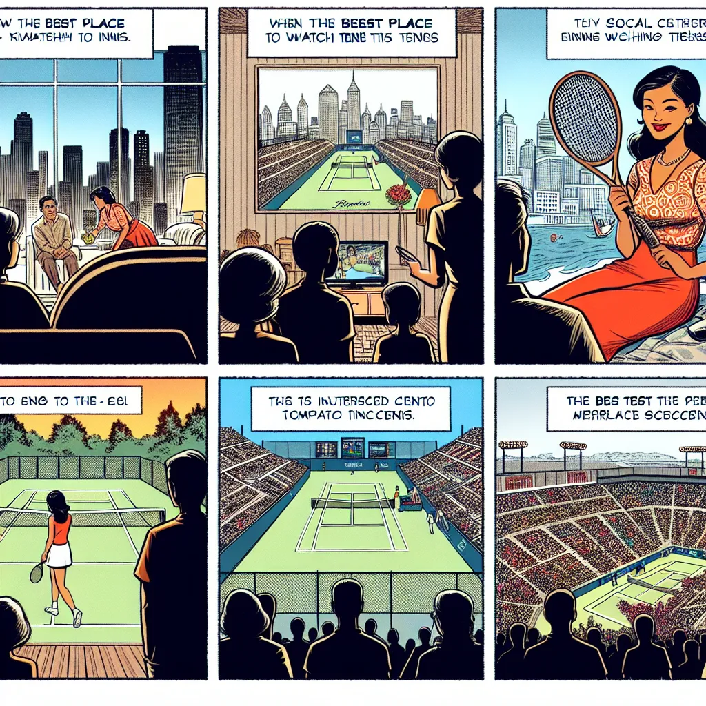 где смотреть теннис