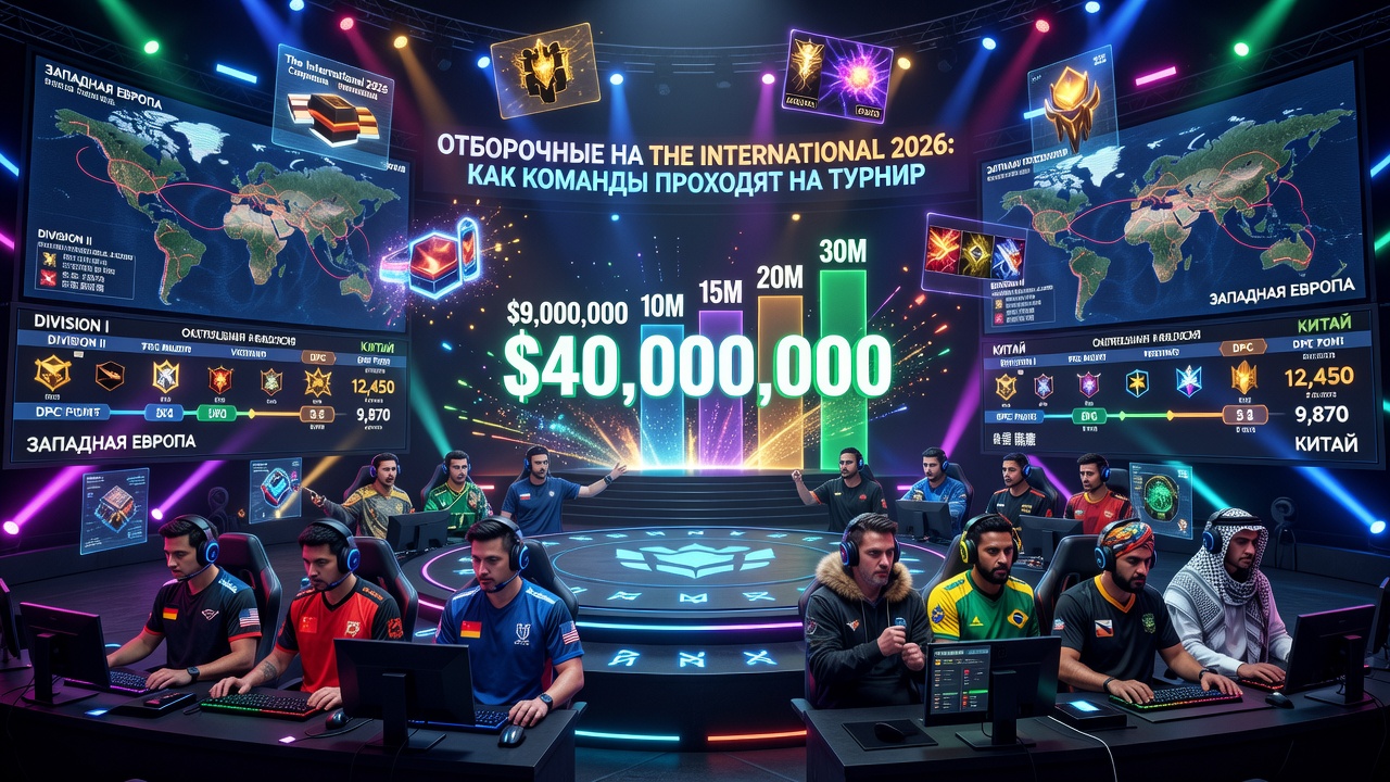 Отборочные на The International 2026: как команды проходят на турнир