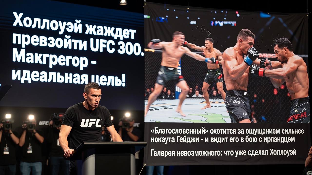 Холлоуэй жаждет превзойти UFC 300. Макгрегор - идеальная цель!