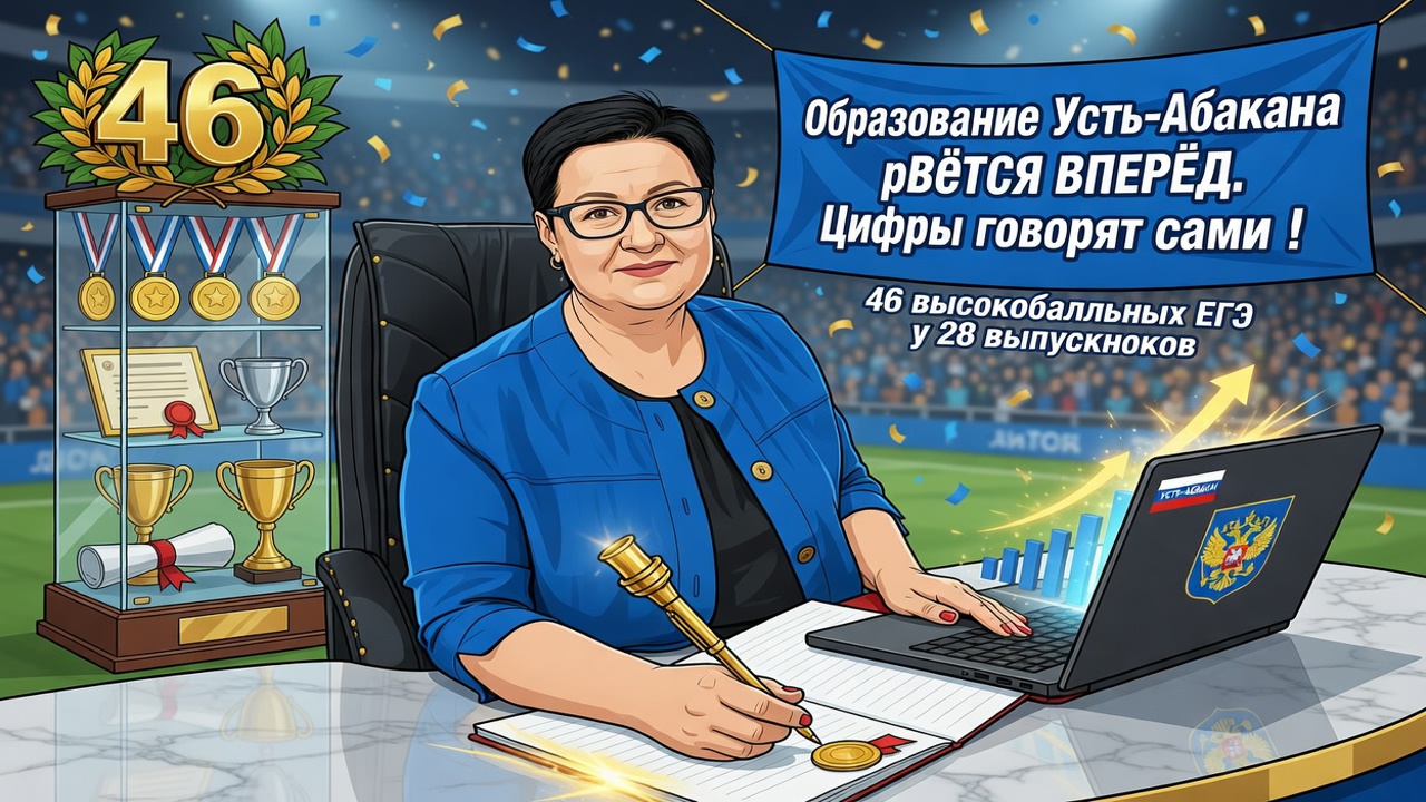 Образование Усть-Абакана рвётся вперёд. Цифры говорят сами!
