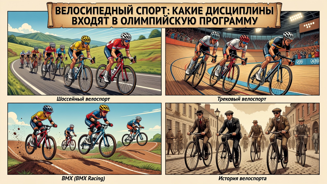 Про велоспорт - Велосипедный спорт: Какие дисциплины входят в олимпийскую программу