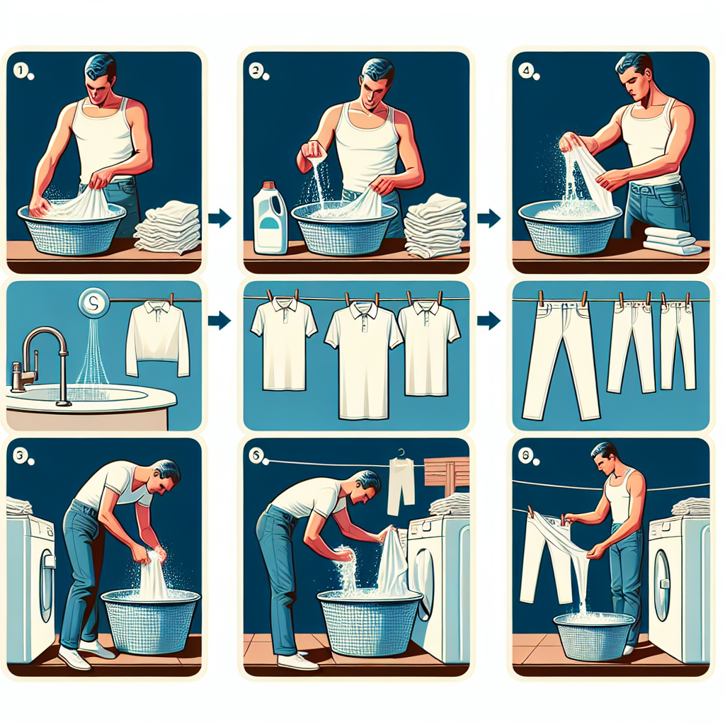 Как стирать белые вещи вручную: Полное руководство