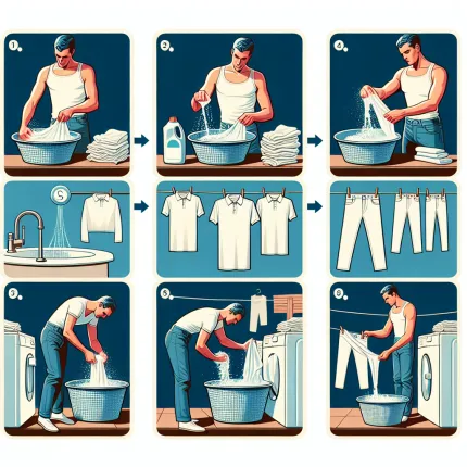 Как стирать белые вещи вручную: Полное руководство